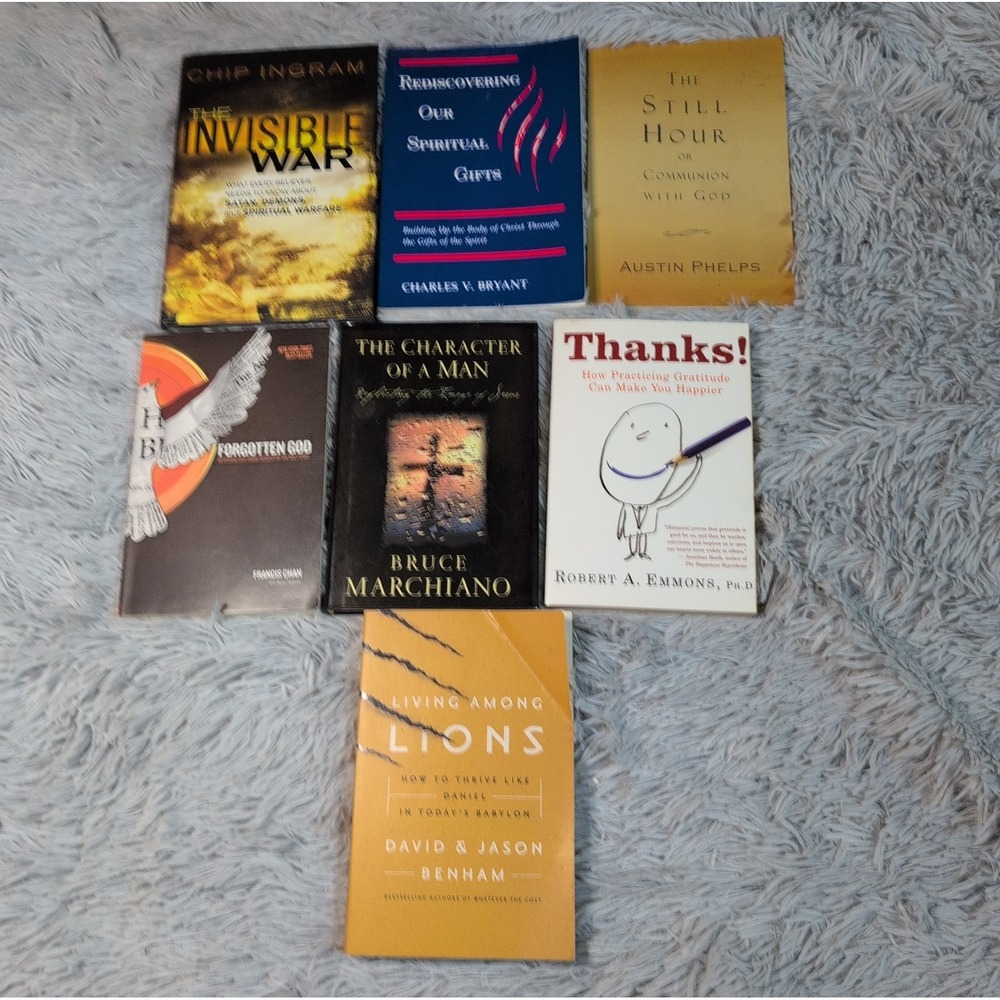 Christian Books Lot Of 7 Francis Chan‎ Mix Authors Spiritual Gifts